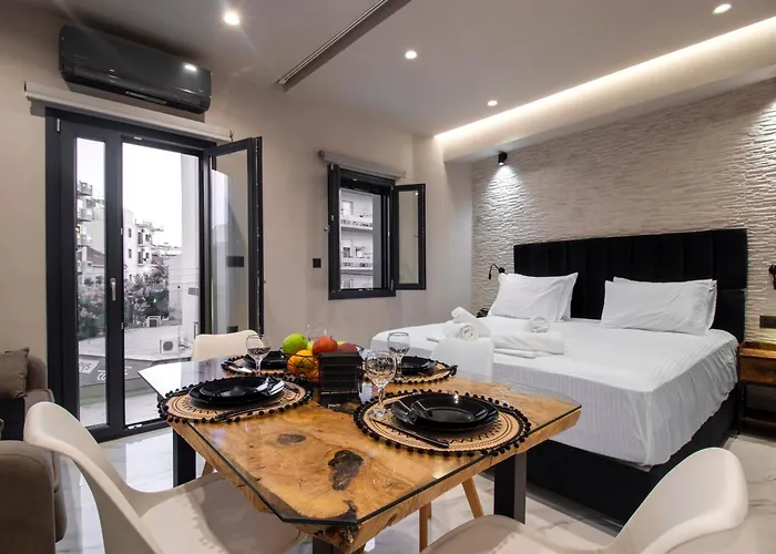 Appartement Melina's - Urban Luxury 2-bath With 2 Balconies - Heart Of Chania *