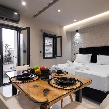 Apartment Melina's - Urban Luxury 2br 2bath 2balcony - Heart Of Chania, Private Parking Available 800m *