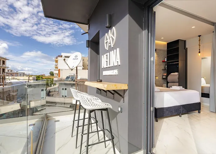 Melina's - Urban Luxury 2-bath With 2 Balconies - Heart Of Chania Апартаменты